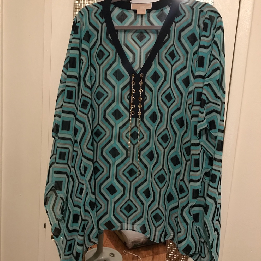 Michael Kors sheer tunic